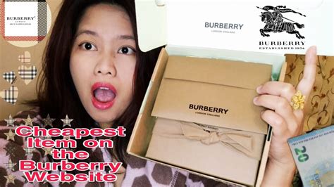 cheap burberry items|cheapest thing at Burberry.